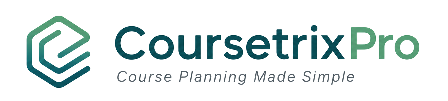 Coursetrix Pro: Course Planning Made Simple